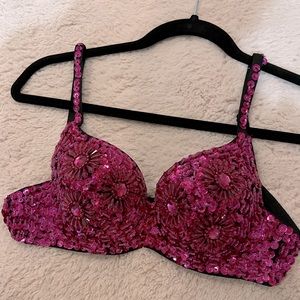 Sequence Jeweled Bra